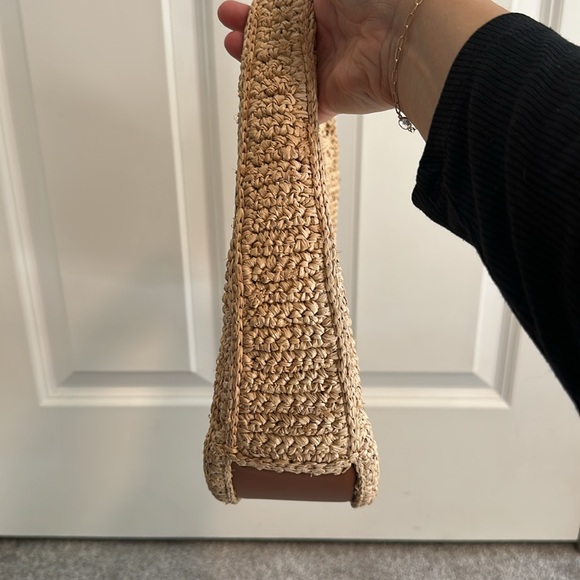 🆕 NWT STAUD MOON RAFFIA BAG NATURAL RAFFIA - Picture 10 of 15